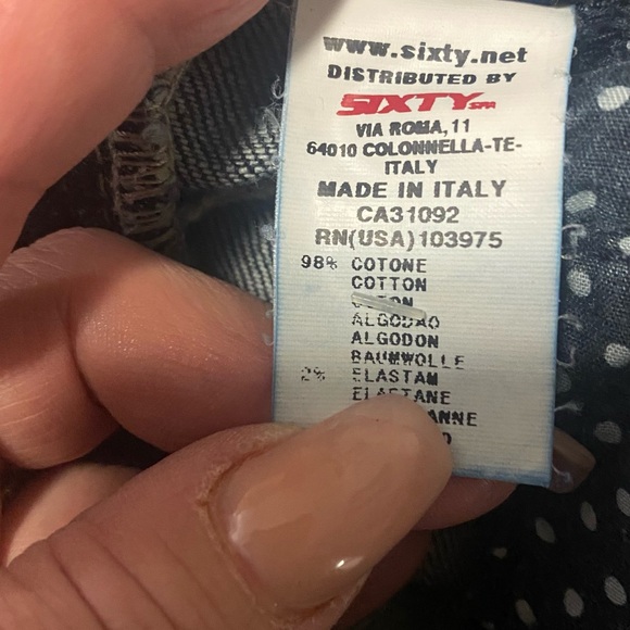 🍁Miss Sixty Jeans made in Italy Size 25 - Picture 8 of 8